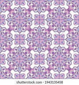 Geometric mandala pattern. Outline hand drawn illustration of Geometric mandala vector pattern for web design