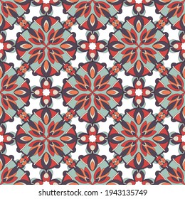 Patrón de mandala geométrica. Ilustración dibujada a mano del esquema del patrón vector de mandala geométrica para el diseño web