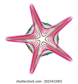 Geometric mandala - Radial, Circular Motif icon, symbol. Radiating shape, logo