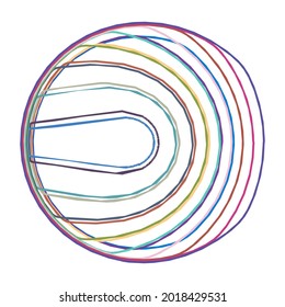Geometric mandala - Radial, Circular Motif icon, symbol. Radiating shape, logo