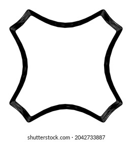 Geometric mandala - Radial, Circular Motif icon, symbol. Radiating shape, logo