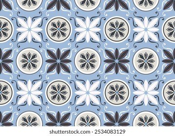 PADRÕES GEOMÉTRICOS SEM COSTURA MANDALA PADRÃO DE AJRAKH, IMPRESSÃO DE BLOCO DE MÃO, IMPRESSÃO BATIK, FUNDO TÊXTIL INDIANO