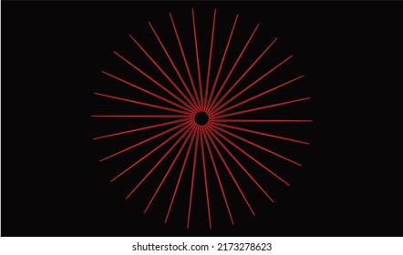 it is a geometric mandala with stroke color