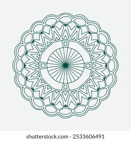 Geometric Mandala Vector Art Design