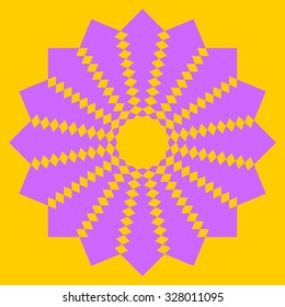 Geometric mandala vector illustration