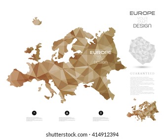 Geometric map - polygonal - geometric - Europe