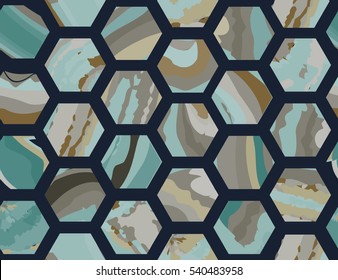Geometric Marble Patterns - Abstract Texture.