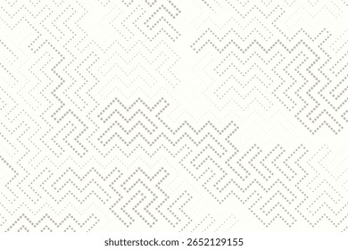 Geometric Maze Pattern, neutral light tones, vector print illustration