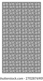 Patrón cuadrado de laberinto geométrico | Jali Design