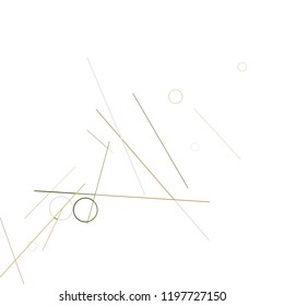 Geometric Memphis Background. Black and White Simple Pattern for Postcard, Print, Banner or Poster. Modern Abstract Background with Rings and Lines. Vector Texture in Trendy Minimalistic Style