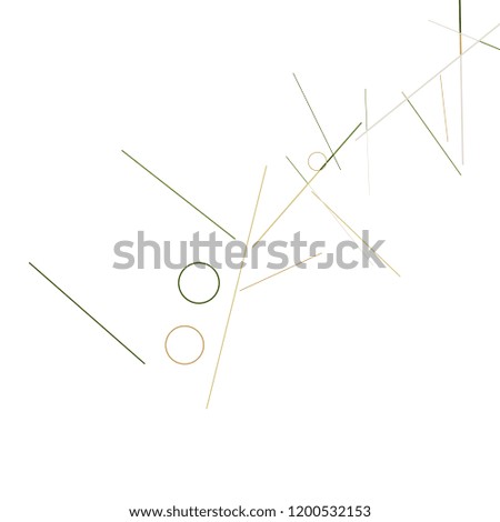 Geometric Memphis Background. Black and White Simple Pattern for Postcard, Print, Banner or Poster. Modern Abstract Background with Rings and Lines. Vector Texture in Trendy Minimalistic Style