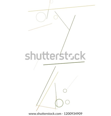 Geometric Memphis Background. Black and White Simple Pattern for Postcard, Print, Banner or Poster. Modern Abstract Background with Rings and Lines. Vector Texture in Trendy Minimalistic Style