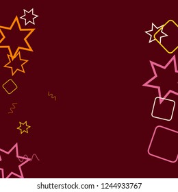 Geometric Memphis Background. Simple Pattern for Postcard, Print, Banner or Poster. Modern Abstract Background. Vector Texture in Trendy Minimalistic Style