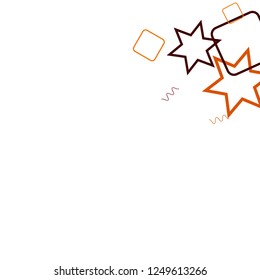 Geometric Memphis Background. Simple Pattern for Postcard, Print, Banner or Poster. Modern Abstract Background. Vector Texture in Trendy Minimalistic Style