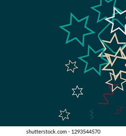 Geometric Memphis Background. Simple Pattern for Postcard, Print, Banner or Poster. Modern Abstract Background. Vector Texture in Trendy Minimalistic Style
