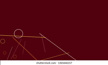 Geometric Memphis Background. Simple Pattern for Postcard, Print, Banner or Poster. Seamless texture. Modern Abstract Background with Rings and Lines. Vector Texture in Trendy Minimalistic Style
