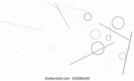 Geometric Memphis Background. Simple Pattern for Postcard, Print, Banner or Poster. Modern Abstract Background with Rings and Lines. Vector Texture in Trendy Minimalistic Style
