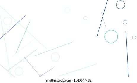 Geometric Memphis Background. Simple Pattern for Postcard, Print, Banner or Poster. Modern Abstract Background with Rings and Lines. Vector Texture in Trendy Minimalistic Style
