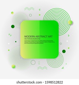 Geometric memphis design modern abstract background. vector, illustration