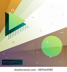 geometric memphis style background