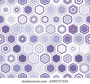 Geometric mesh background. Geometric elements of varied style and color. Honeycomb cells. Tileable pattern. Seamless background. Trending vector illustration.