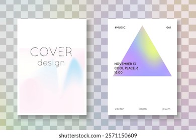 Geometric Mesh. Colourful Metal Illustration. Gradient Poster. Spectrum Presentation. Purple 1980 Paper. Plastic Effect. Vintage Design. Violet Geometric Mesh