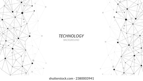 Geometric mesh lines on white background. Triangle pattern. Geometric abstract background with simple Triangle elements.