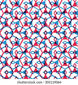 Geometric messy lined seamless pattern, bright transparent vector endless background. Decorative expressive motif overlay texture.