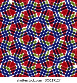 Geometric messy lined seamless pattern, bright vector endless background. Decorative expressive motif texture.