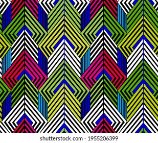 geometric meter pattern suitable for colored textiles