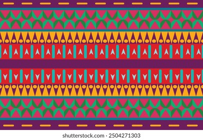 Arte geométrico del patrón mexicano, Anuncio Abstractas para la ropa de moda, alfombra, cubierta del libro, decoración de la habitación, almohada, diseño textil vibrante, motivos étnicos, decoración cultural, tapiz colorido, dibujos animados