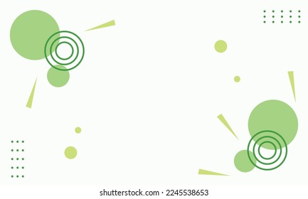 Geometric Minimal Background. Abstract Circle Banner