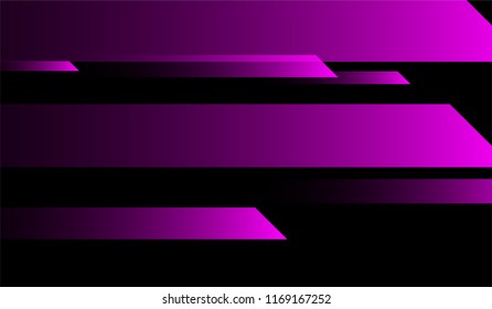 Geometric Minimal Background. Gradient Shapes on Black Background. Bright Futuristic Design for Card, Banner, Placard.