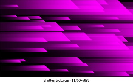 Geometric Minimal Background. Gradient Shapes on Black Background. Bright Dynamic Design for Print, Cover, Poster.