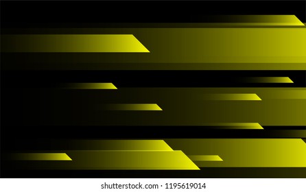 Geometric Minimal Background. Gradient Shapes on Black Background. Bright Modern Design for Print, Brochure, Placard.