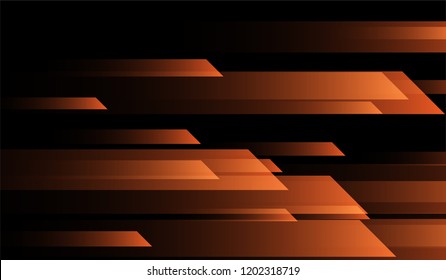 Geometric Minimal Background. Gradient Shapes on Black Background. Colorful Trendy Design for Print, Brochure, Poster.