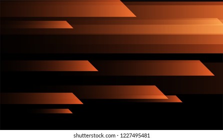 Geometric Minimal Background. Gradient Shapes on Black Background. Colorful Dynamic Design for Print, Cover, Poster.