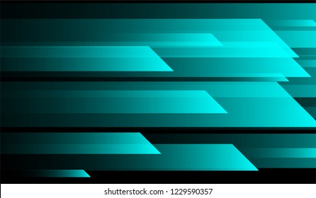 Geometric Minimal Background. Gradient Shapes on Black Background. Colorful Modern Design for Print, Brochure, Poster.