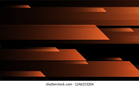 Geometric Minimal Background. Gradient Shapes on Black Background. Colorful Dynamic Design for Print, Brochure, Poster.