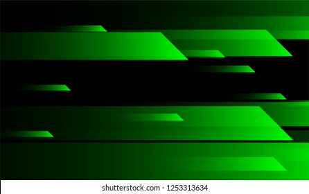 Geometric Minimal Background. Gradient Shapes on Black Background. Colorful Trendy Design for Card, Cover, Poster.
