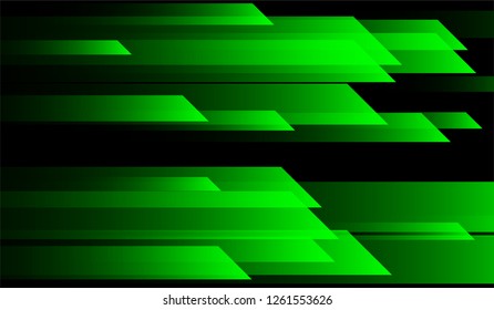 Geometric Minimal Background. Gradient Shapes on Black Background. Colorful Dynamic Design for Card, Cover, Poster.