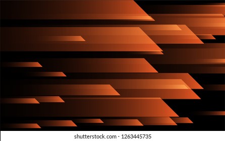 Geometric Minimal Background. Gradient Shapes on Black Background. Colorful Dynamic Design for Print, Brochure, Poster.