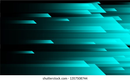 Geometric Minimal Background. Gradient Shapes on Black Background. Colorful Modern Design for Wallpaper, Banner, Placard.