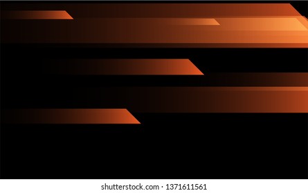 Geometric Minimal Background. Gradient Shapes on Black Background. Bright Futuristic Design for Card, Banner, Placard.