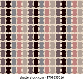 geometric minimal chevron retro seamless vector pattern