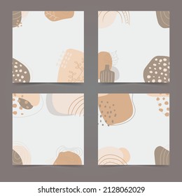 Geometrische minimale Kollektion abstrakte Hintergrundvorlagen Elemente modern.Gilt für Flyer, Broschüren, Plakate und Cover. Vektorgrafiken.