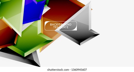 Fondo de diseño mínimo geométrico. Afiche moderno del vector