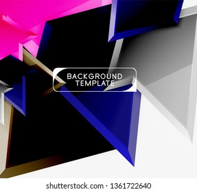 Fondo de diseño mínimo geométrico. Afiche moderno del vector