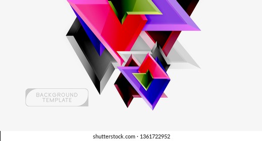 Fondo de diseño mínimo geométrico. Afiche moderno del vector