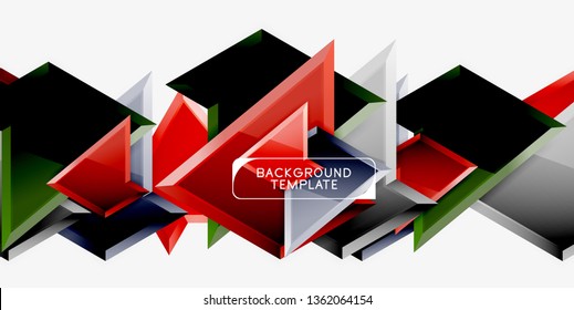 Fondo de diseño mínimo geométrico. Afiche moderno del vector